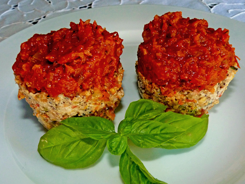 Turkey Veggie Meatloaf Muffins