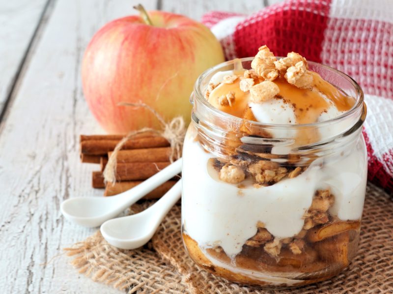 Overnight Apple Bircher Muesli