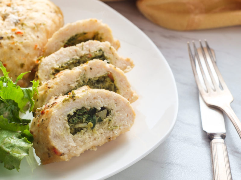 Pesto Stuffed Chicken Breast