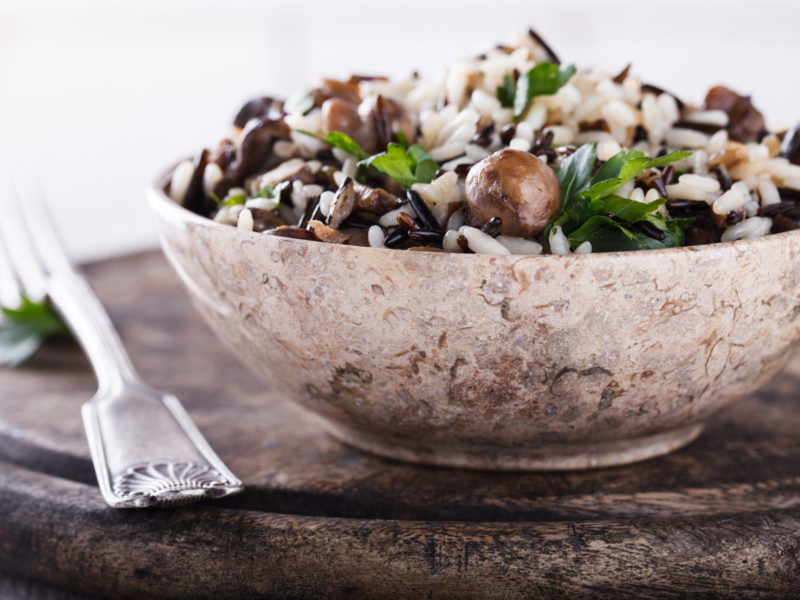 Wild Rice Mushroom Pilaf or Salad