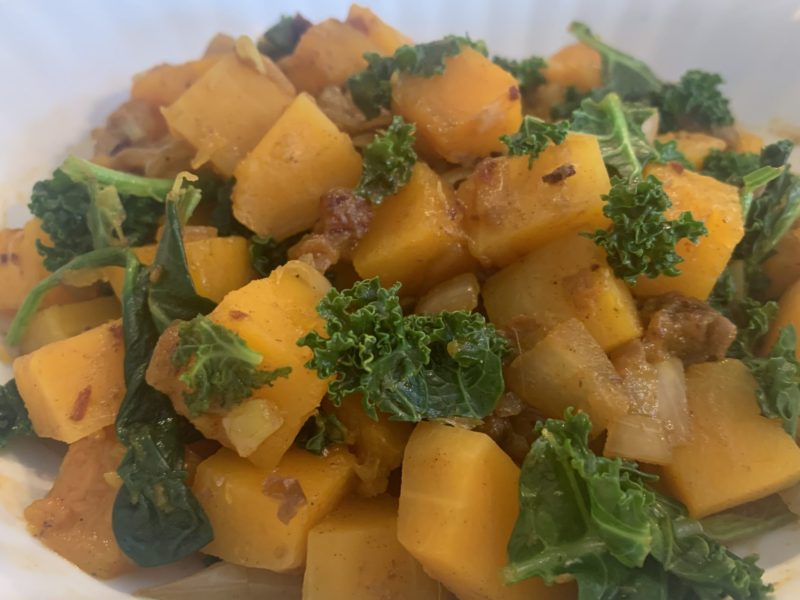 Butternut Squash and Kale